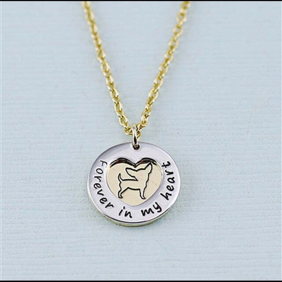 “Fur Ever in My Heart”Fur Baby Necklace-Chihuahua - Picture 4 of 11